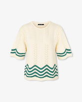 ECRU/GREEN